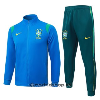 Chandal de Chaqueta del Brasil Nino 26-27 Azul