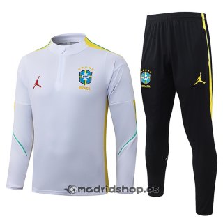 Chandal de Sudadera del Brasil 26-27 Blanco