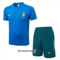 Chandal del Brasil Manga Corta 26-27 Azul - Pantalon Corto