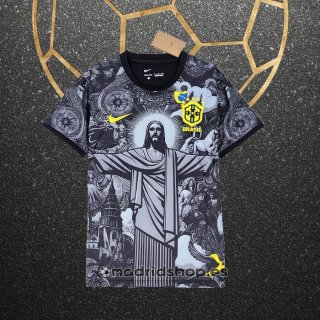 Tailandia Camiseta Brasil Jesus 2024-25 Negro