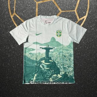 Tailandia Camiseta Brasil Jesus 2025-26 Blanco Verde