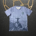 Tailandia Camiseta Brasil Jesus 2025-26 Gris