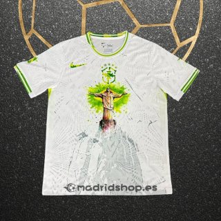 Tailandia Camiseta Brasil Jesus 2025 Blanco