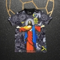 Tailandia Camiseta Brasil Jesus 2025 Negro