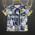 Tailandia Camiseta Brasil Jesus 25-26 Gris