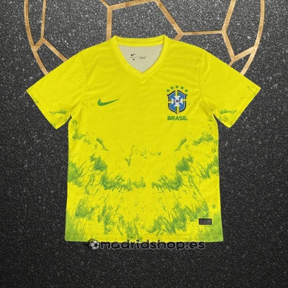 Tailandia Camiseta Brasil Special 2025-26 Amarillo