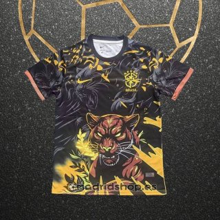 Tailandia Camiseta Brasil Special 2026 Negro Naranja