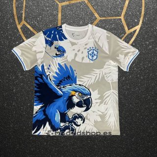 Tailandia Camiseta Brasil Special 25-26 Gris Azul