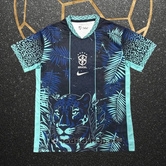 Tailandia Camiseta Brasil Special 25-26 Negro Verde