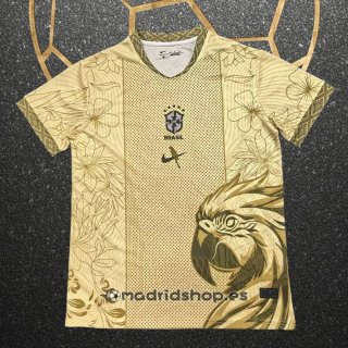 Tailandia Camiseta Brasil Special 25-26 Oro