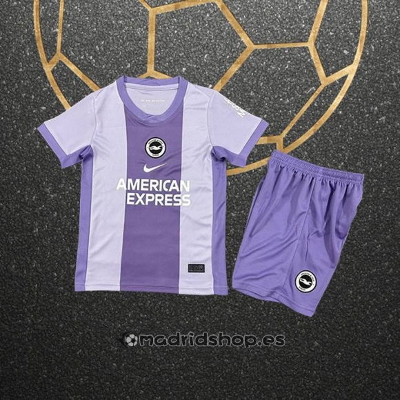 Camiseta Brighton & Hove Albion Segunda Nino 25-26