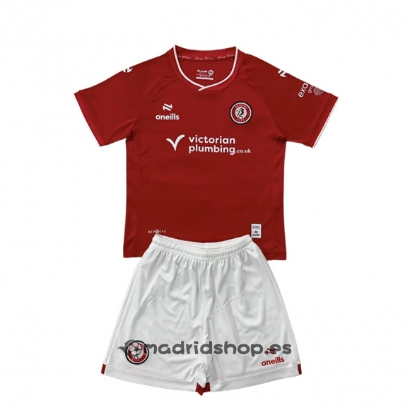 Camiseta Bristol City Primera Nino 26-27
