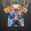 Tailandia Camiseta Japon Anime 2025 Naranja Azul
