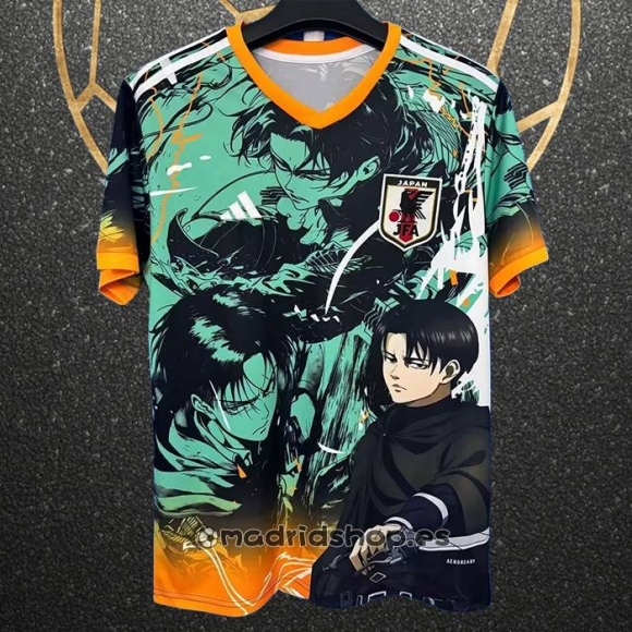 Tailandia Camiseta Japon Anime 25-26 Verde
