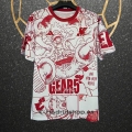 Tailandia Camiseta Japon Anime Luffy 25-26 Blanco Rojo