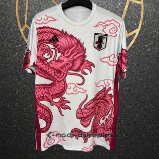 Tailandia Camiseta Japon Dragon 25-26 Blanco Rojo