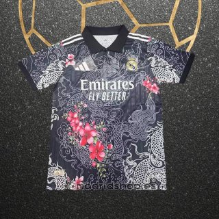 Tailandia Camiseta Real Madrid Dragon 25-26 Negro Rojo