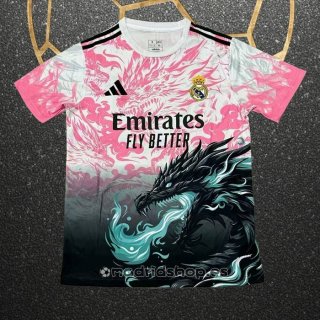 Tailandia Camiseta Real Madrid Dragon 25-26 Rosa Negro