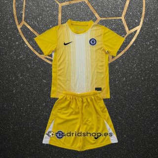 Camiseta Chelsea Portero Nino 25-26 Amarillo
