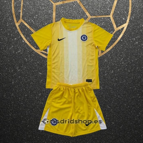 Camiseta Chelsea Portero Nino 25-26 Amarillo