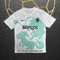 Camiseta Pre Partido del Chelsea 25-26 Blanco Verde