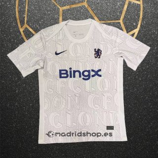 Camiseta Pre Partido del Chelsea 25-26 Blanco