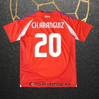 Camiseta Chile Jugador Ch.Aranguiz Primera 2024