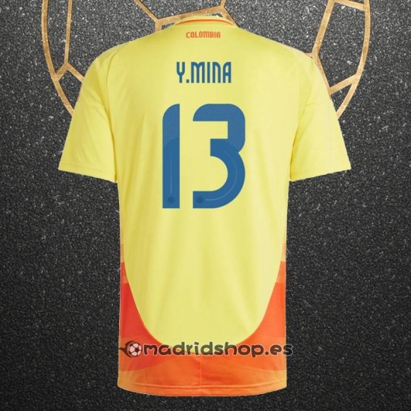 Camiseta Colombia Jugador Y.Mina Primera 2024