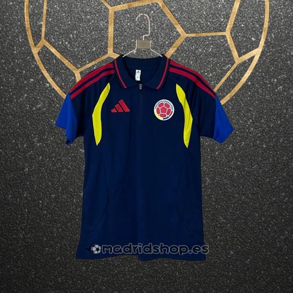 Camiseta Polo del Colombia 2026 Azul