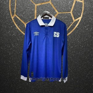 Camiseta El Salvador Primera Manga Larga 2025