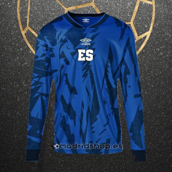 Camiseta El Salvador Primera Manga Larga 23-24