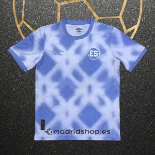 Camiseta Pre Partido del El Salvador 2025 Azul