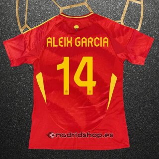 Camiseta Espana Jugador Aleix Garcia Primera Eurocopa 2024