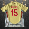 Camiseta Espana Jugador Alex B. Segunda Eurocopa 2024