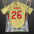 Camiseta Espana Jugador Ayoze Segunda Eurocopa 2024