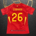 Camiseta Espana Jugador Cubarsi Primera Eurocopa 2024