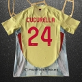 Camiseta Espana Jugador Cucurella Segunda Eurocopa 2024