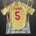 Camiseta Espana Jugador D.Vivian Segunda Eurocopa 2024