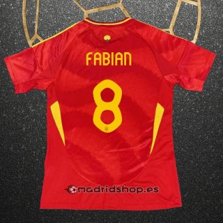 Camiseta Espana Jugador Fabian Primera Eurocopa 2024