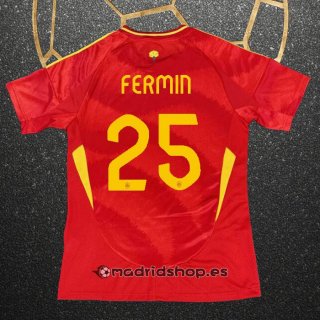 Camiseta Espana Jugador Fermin Primera Eurocopa 2024