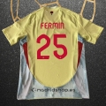 Camiseta Espana Jugador Fermin Segunda Eurocopa 2024