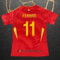 Camiseta Espana Jugador Ferran Primera Eurocopa 2024