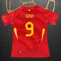 Camiseta Espana Jugador Gavi Primera Eurocopa 2024