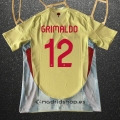 Camiseta Espana Jugador Grimaldo Segunda Eurocopa 2024