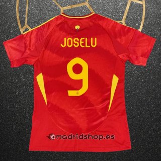 Camiseta Espana Jugador Joselu Primera Eurocopa 2024