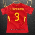 Camiseta Espana Jugador Le Normand Primera Eurocopa 2024