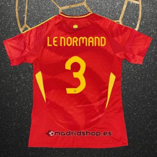 Camiseta Espana Jugador Le Normand Primera Eurocopa 2024