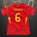 Camiseta Espana Jugador Merino Primera Eurocopa 2024