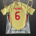 Camiseta Espana Jugador Merino Segunda Eurocopa 2024