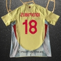 Camiseta Espana Jugador Zubimendi Segunda Eurocopa 2024